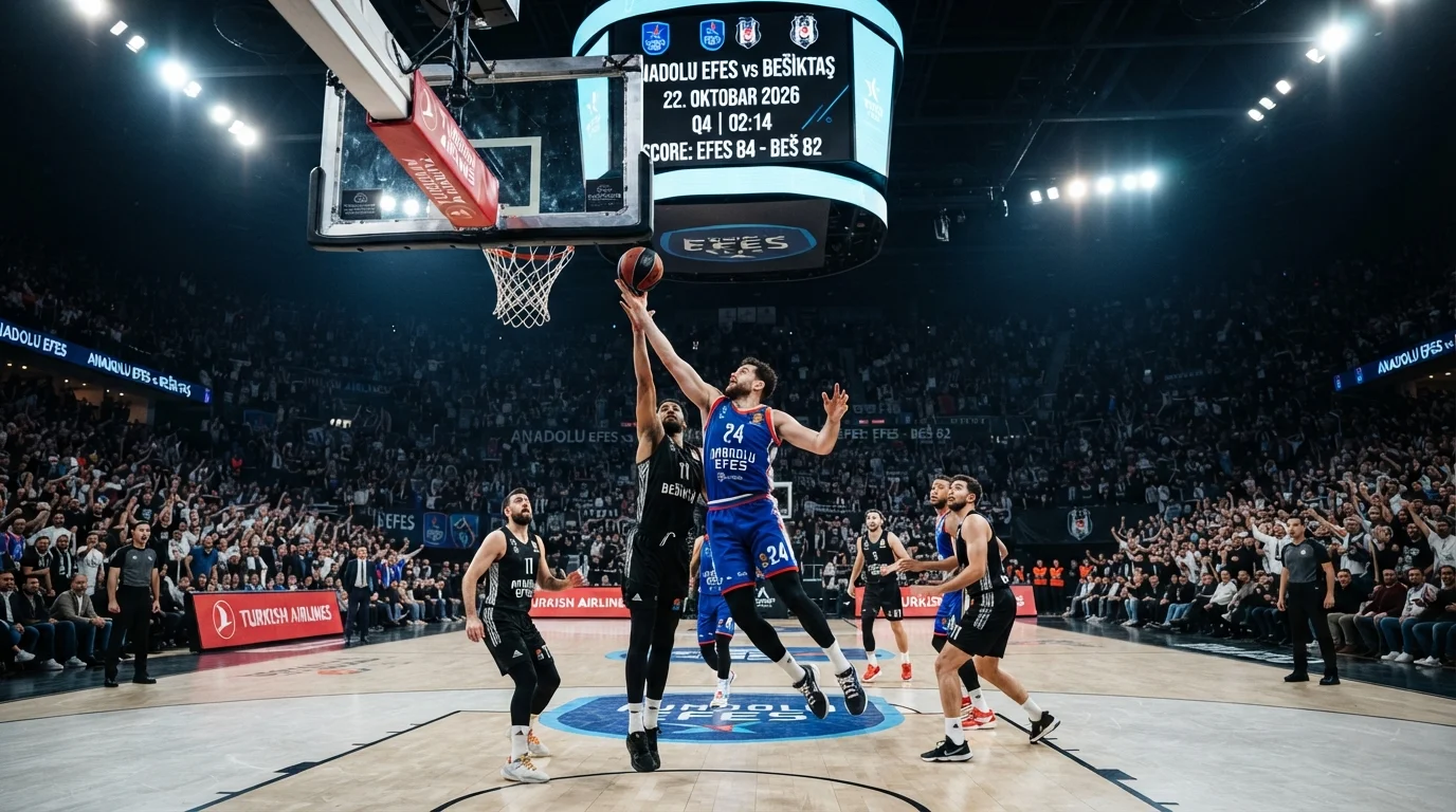 Prognoza Anadolu Efes vs Bešiktaš