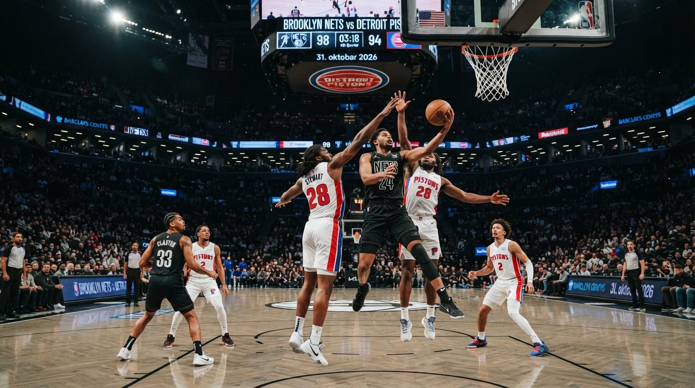 Prognoza Brooklyn Nets vs Detroit Pistons