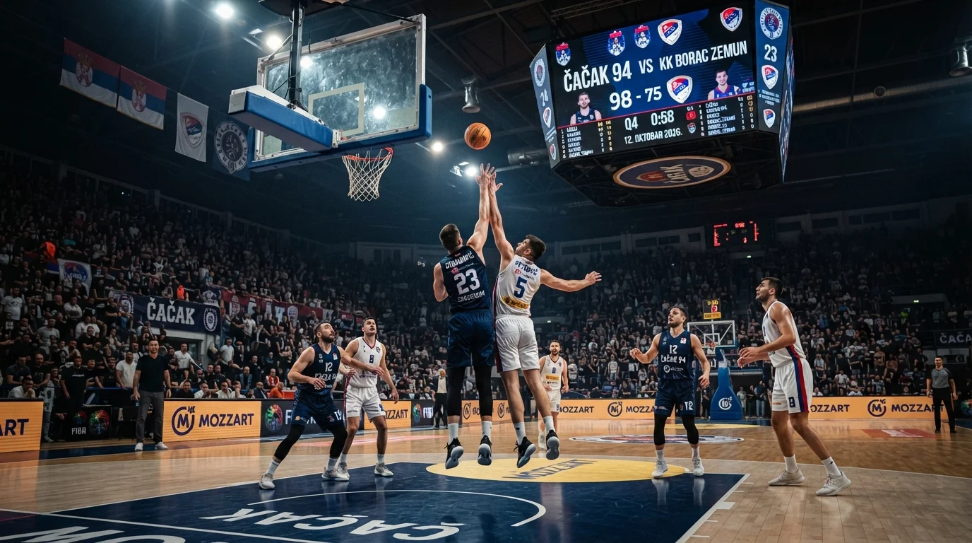 Prognoza Čačak 94 vs KK Borac Zemun
