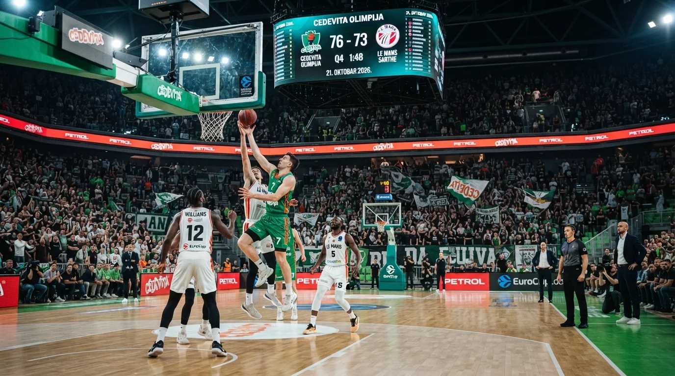 Prognoza Cedevita Olimpija vs Le Mans Sarthe
