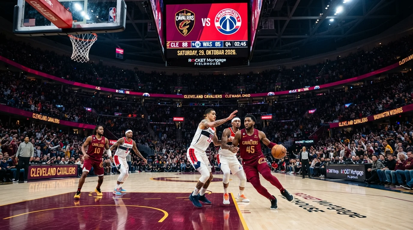 Prognoza Cleveland Cavaliers vs Washington Wizards