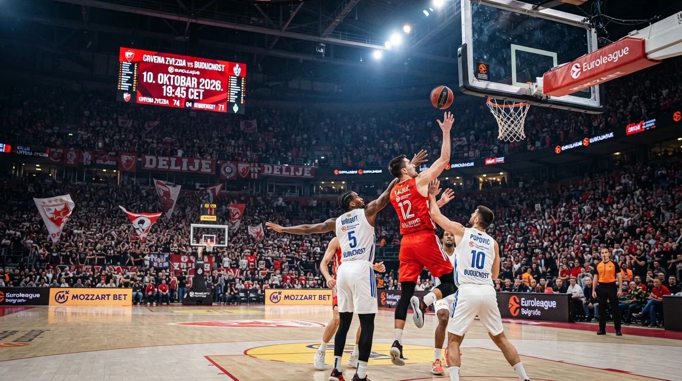 Prognoza Crvena zvezda vs Buducnost Podgorica