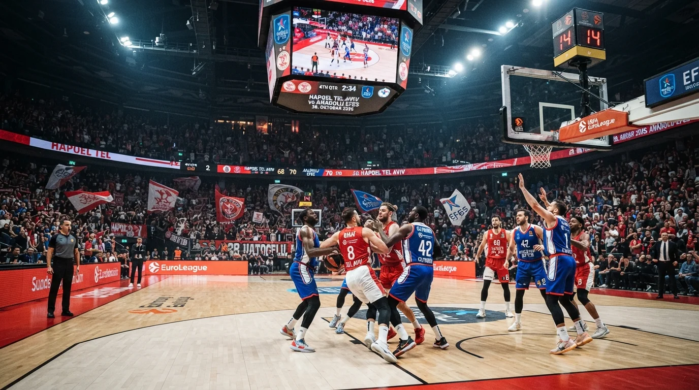 Prognoza Hapoel Tel Aviv vs Anadolu Efes