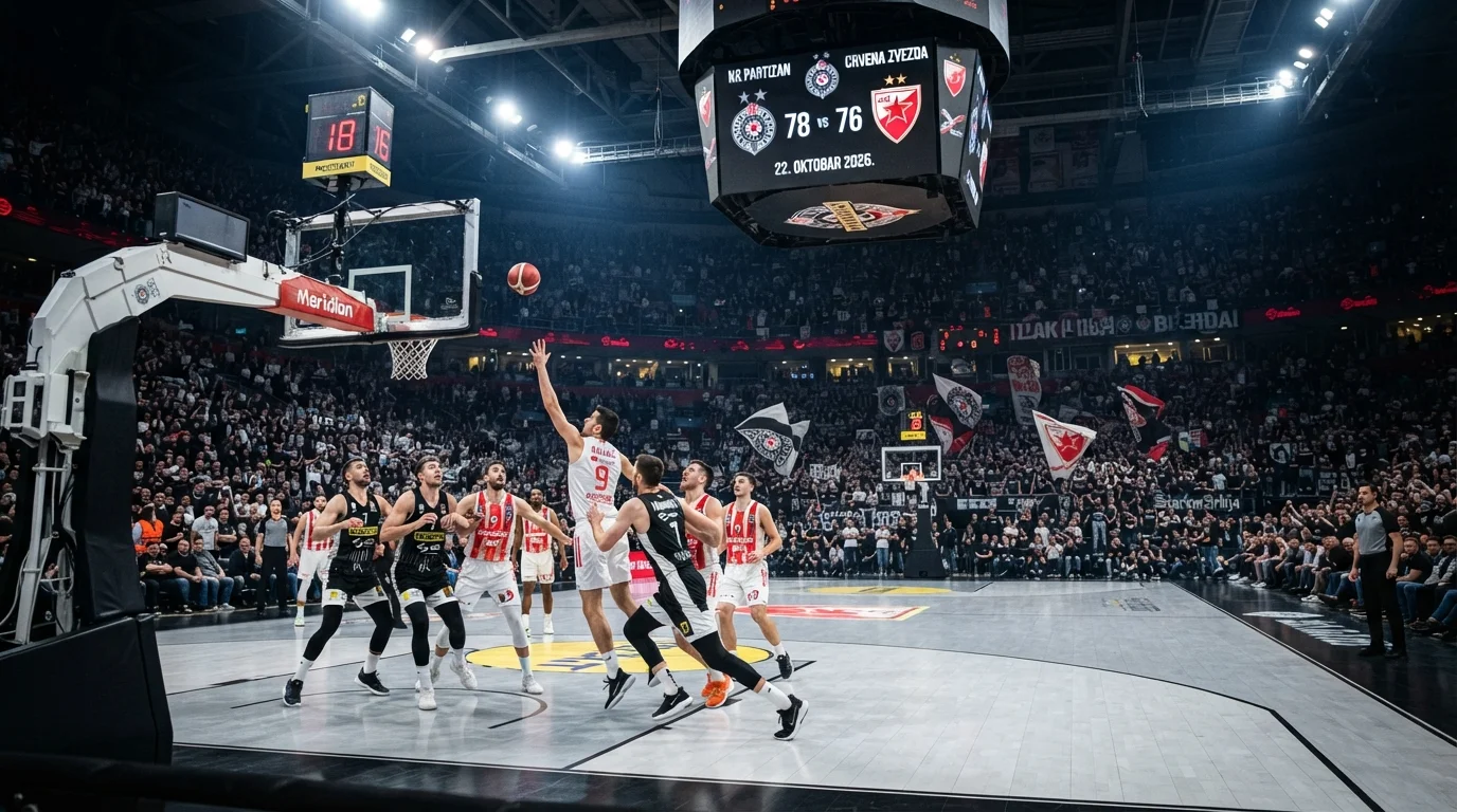 Prognoza KK Partizan vs Crvena zvezda