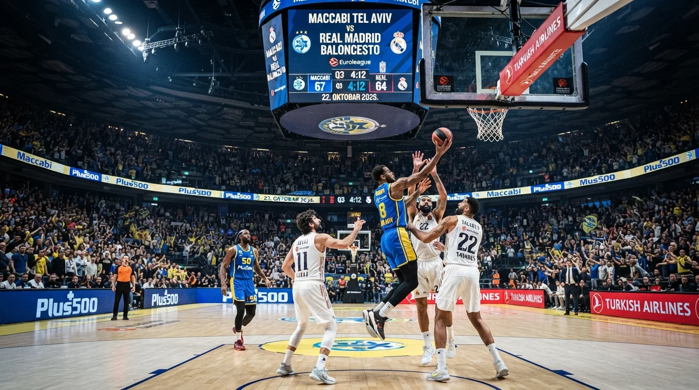 Prognoza Maccabi Tel Aviv vs Real Madrid Baloncesto