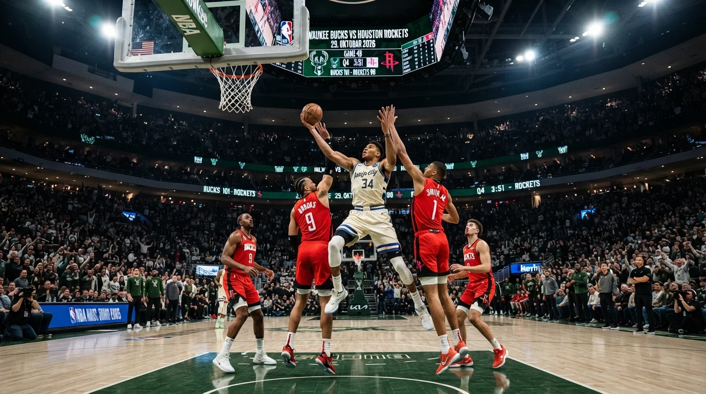 Prognoza Milwaukee Bucks vs Houston Rockets