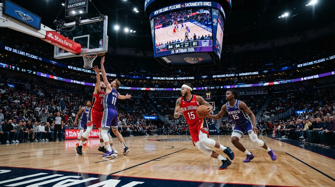 Prognoza New Orleans Pelicans vs Sacramento Kings