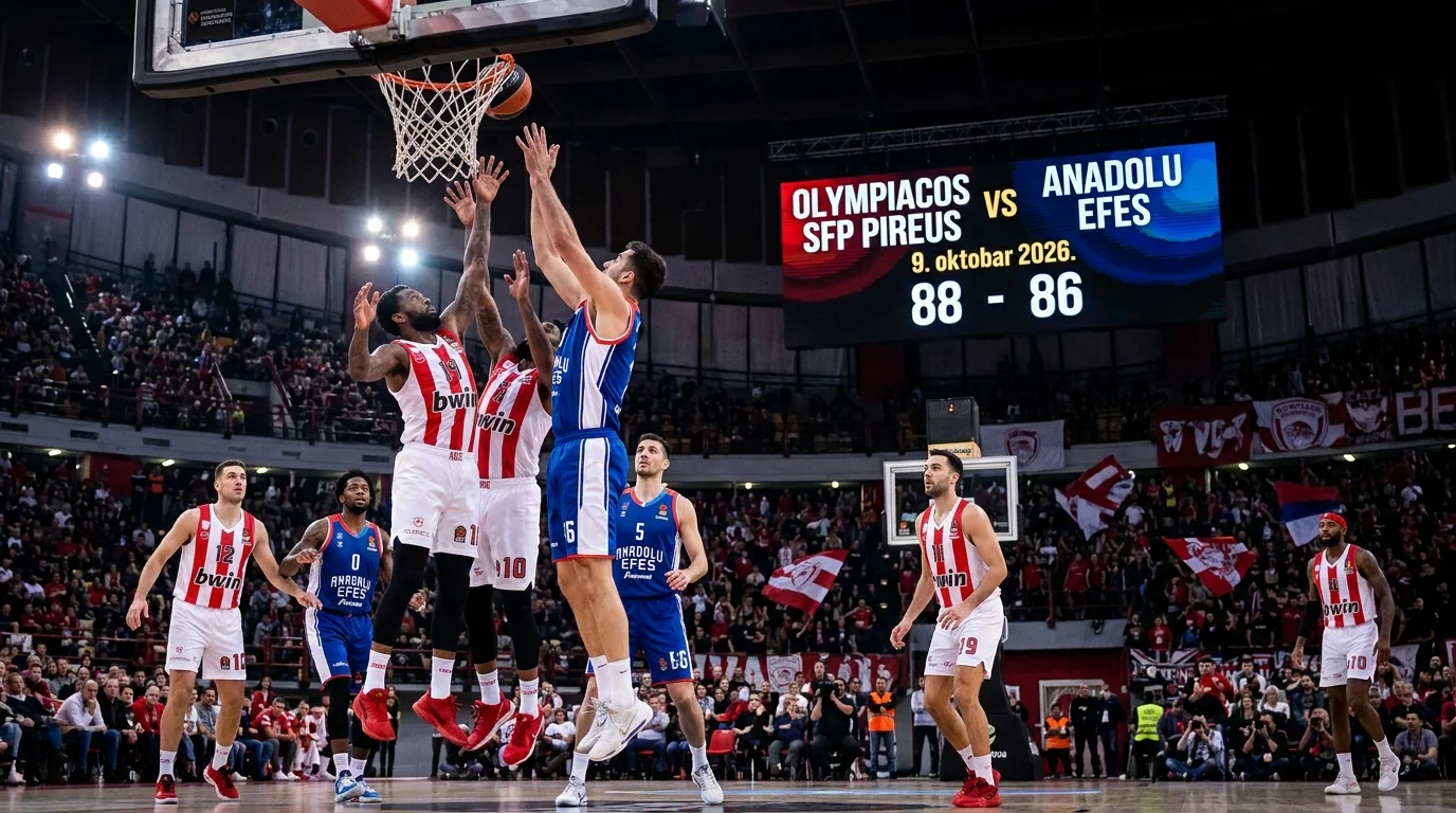 Prognoza Olympiacos SFP Pireus vs Anadolu Efes