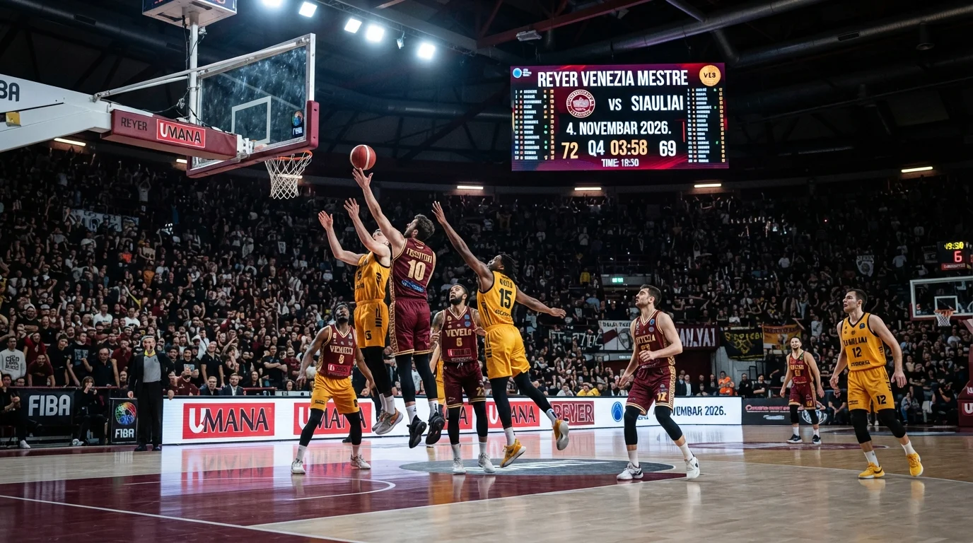 Prognoza Reyer Venezia Mestre vs Siauliai