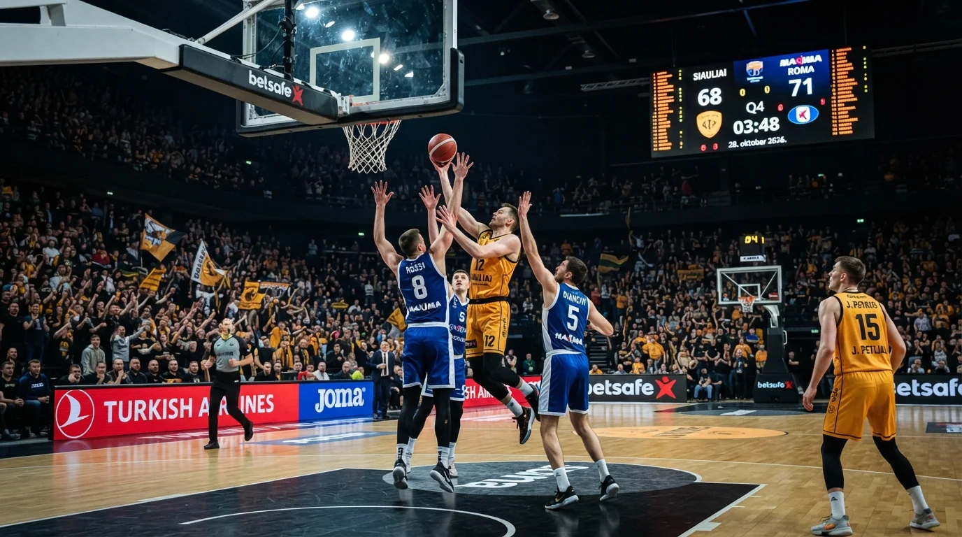 Prognoza Siauliai vs Maxima Roma