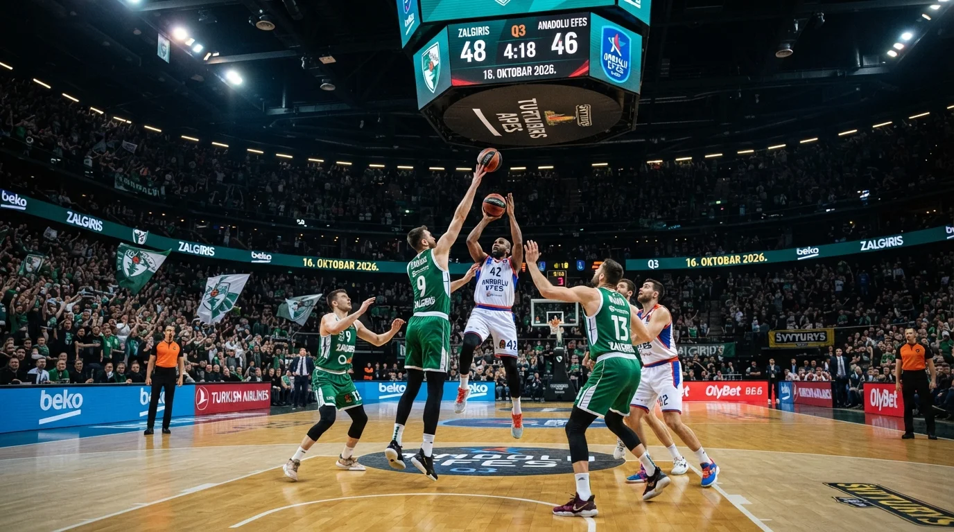 Prognoza Zalgiris vs Anadolu Efes