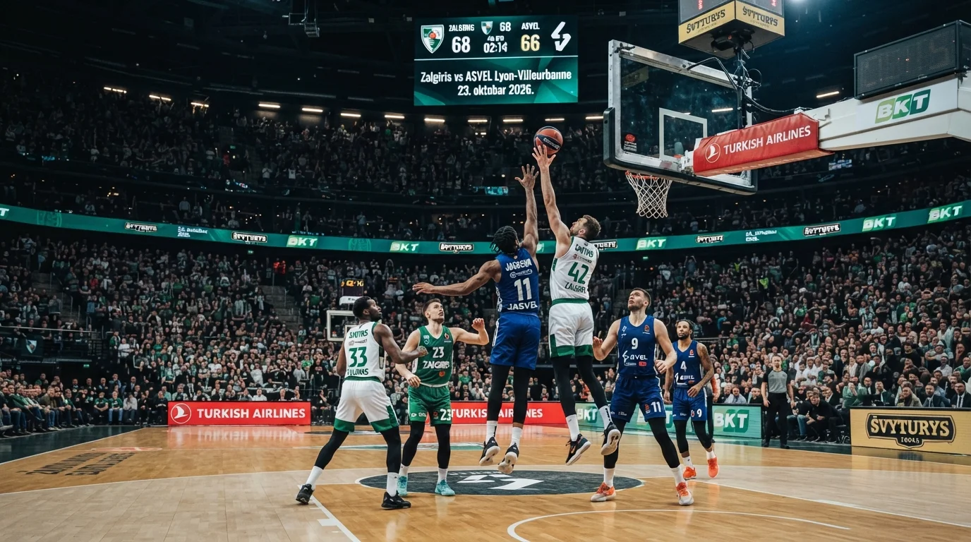 Prognoza Zalgiris vs ASVEL Lyon-Villeurbanne