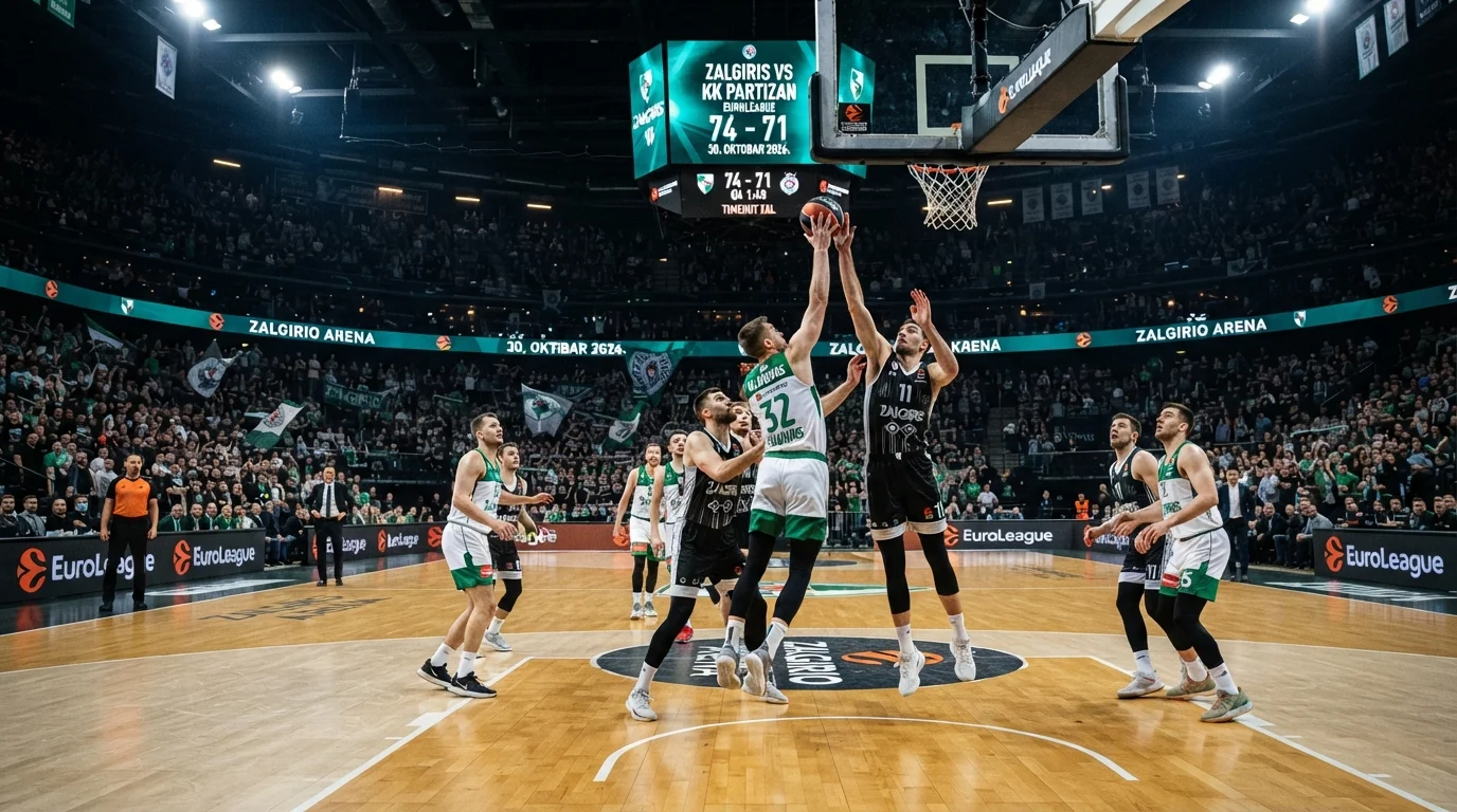 Prognoza Zalgiris vs KK Partizan